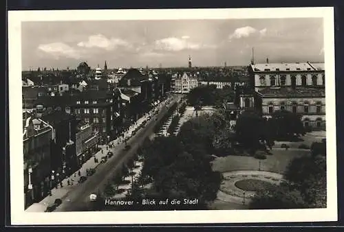 AK Hannover, Blick auf die Stadt