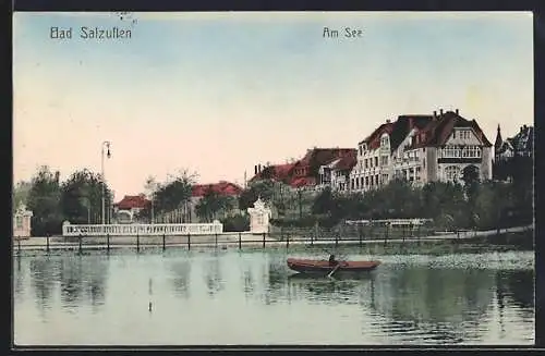 AK Bad Salzuflen, Terrasse am See