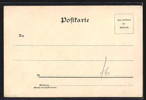 Lithographie Drachenfels, Burgruine, Drachenburg und Zahnradbahn