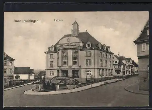 AK Donaueschingen, Ansicht Rathaus