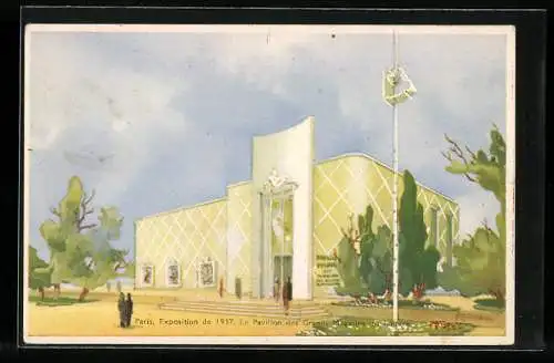 Künstler-AK Paris, Exposition internationale 1937, Le Pavillon des Grands Magasins du Louvre