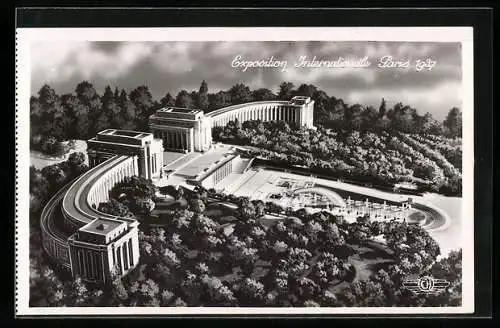 AK Paris, Exposition internationale 1937, Le Palais du Trocadero et les Bassins