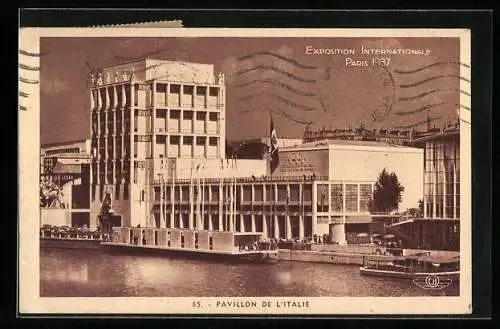 AK Paris, Exposition internationale 1937, pavillon de l` Italie