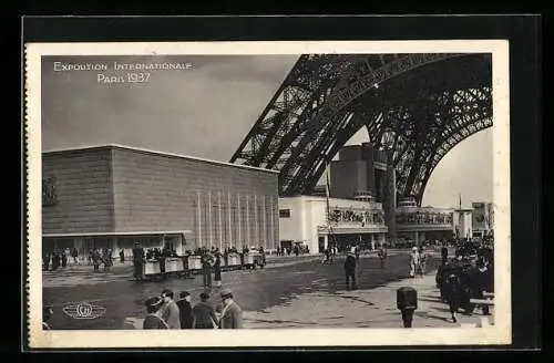 AK Paris, Exposition internationale 1937, vue d`ensemble, côté Champ-de-Mars