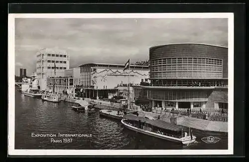 AK Paris, Exposition Internationale 1937, Les Pavillons de la Belgique, de la Suisse et de l`Italie