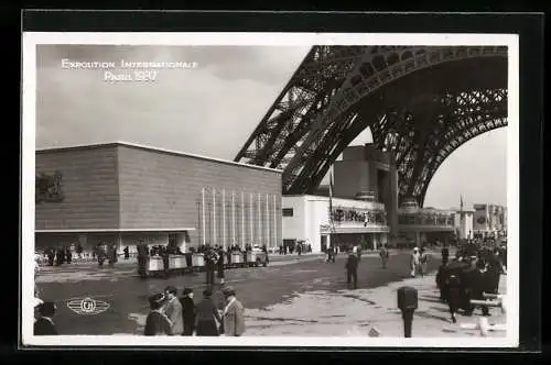 AK Paris, Exposition internationale 1937, Vue d`Ensemble coté Champs de Mars
