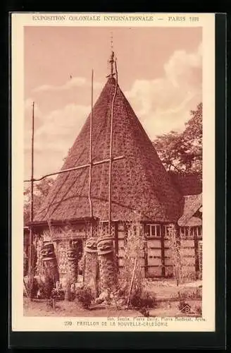 AK Paris, Exposition coloniale internationale 1931, Pavillon de la Nouvelle-Calédonie