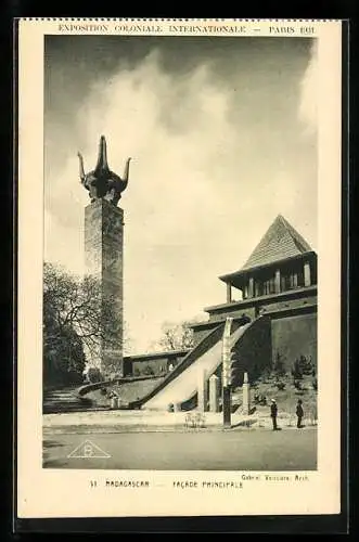 AK Paris, Exposition Coloniale Internationale 1931, Madagascar