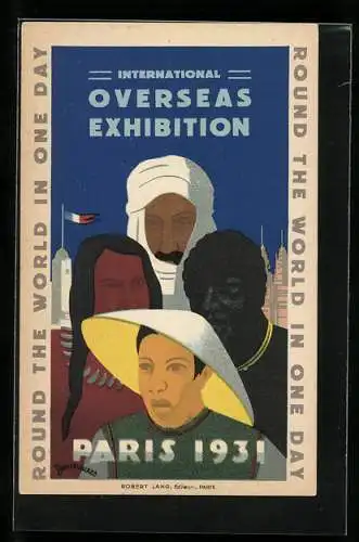 AK Exposition Coloniale Internationale, Paris 1931, Le Tour Du Monde En Un Jour