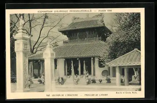 AK Paris, Exposition coloniale internationale 1931, Section de l`Indochine, Pavillon de l`Annam