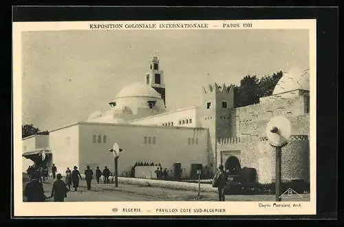 AK Paris, Exposition coloniale internationale 1931, Algerie, Pavillon Cote Sud-Algerien