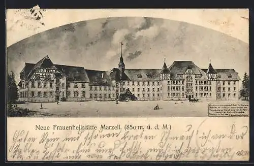 Lithographie Marzell, Neue Frauenheilstätte