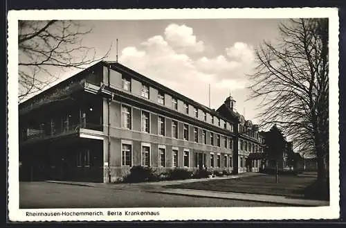 AK Rheinhausen-Hochemmerich, Berta-Krankenhaus