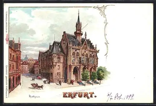 Lithographie Erfurt, Rathaus