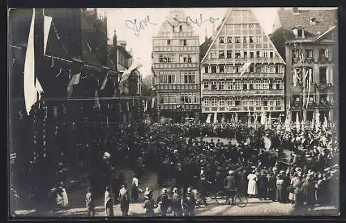 AK Hannover, 9. Deutsches Sängerbundfest 1924