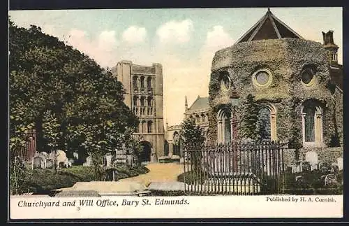 AK Bury St. Edmunds, Churchyard and Will Office