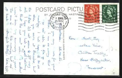 AK Woodbridge, Segelboote im Sonnenschein