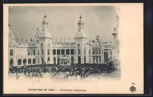 AK Paris, Exposition universelle de 1900, Industries Nationales