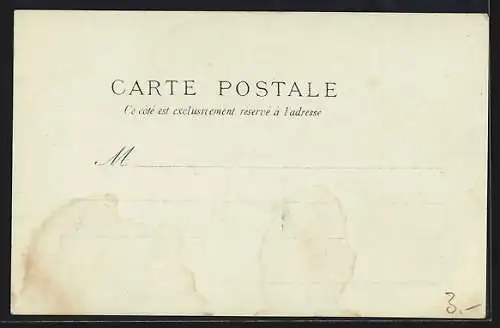 AK Paris, Exposition universelle de 1900, L`Algerie, Pavillon mit Besuchern