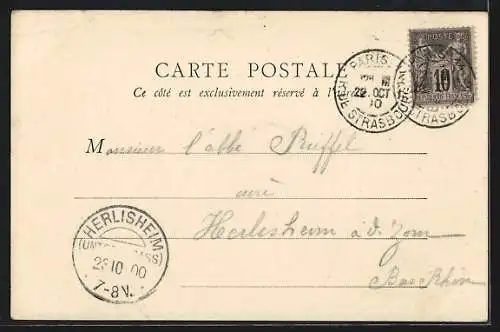 AK Paris, Exposition universelle de 1900, Le Palais de l`Algérie