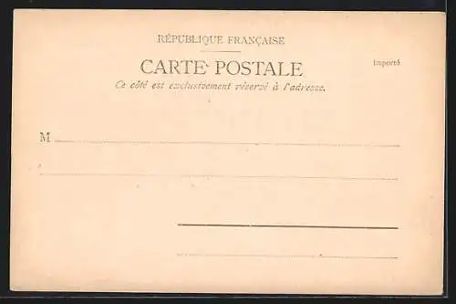 AK Paris, Exposition universelle de 1900, Une partie du Lac au Pied de la Tour Eiffel
