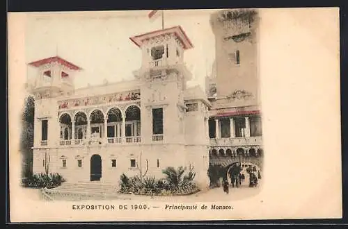 AK Paris, Exposition universelle de 1900, Principauté de Monaco