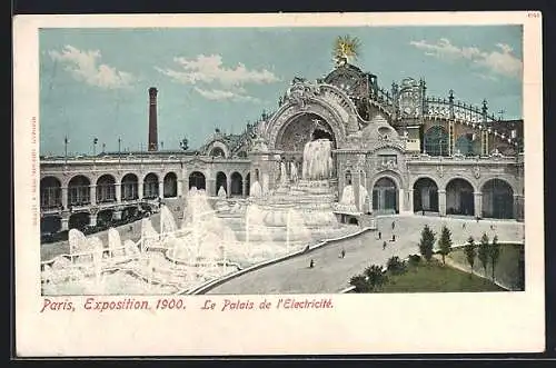 AK Paris, Exposition 1900, le Palais de l`Electricité