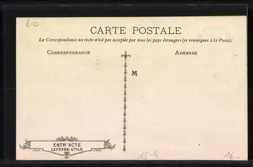 Künstler-AK Pilot Robert Esnault Pelterie in seinem Flugzeug