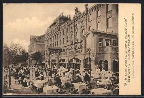 AK Frankfurt a. M., Hohenzollernhaus Kaiserkeller