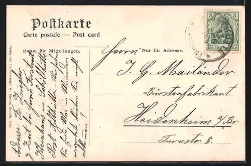 AK Schöllhütte, Gasthof z. Löwen A. Weber, Strassenpartie, Schulhaus