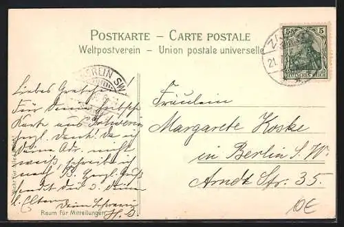 Lithographie Wittenberg / Lutherstadt, Schlosskirche, Innen- u. Aussenansicht