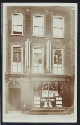 Foto-AK London, 14 Hanover Square, Music Publishers Weekes & Co.