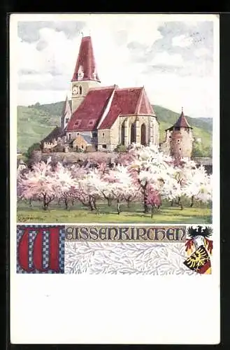 Künstler-AK Richard Assmann: Verein Südmark, Weissenkirchen