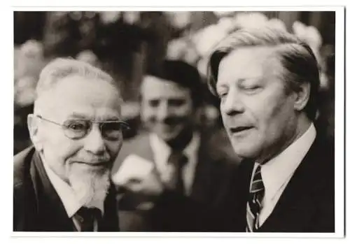 Fotografie Bundeskanzler Helmut Schmidt