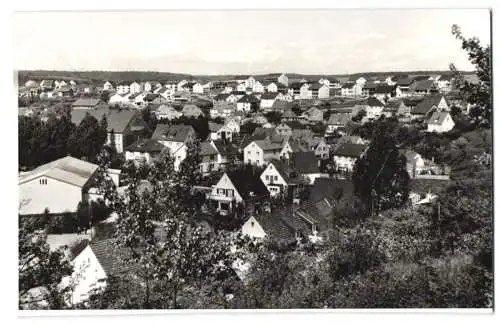 Fotografie unbekannter Fotograf, Ansicht Rimpar, Panorama am Rand der Ortschaft