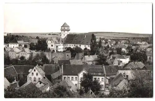 Fotografie unbekannter Fotograf, Ansicht Rimpar, Ortsansicht mit Schloss