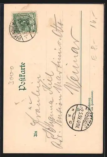 AK Hannover, Marktkirche und Rathaus