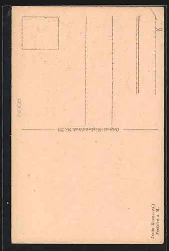 AK Frankfurt a. M., Nürnberger Hof und Haus zum Mohrenkopf