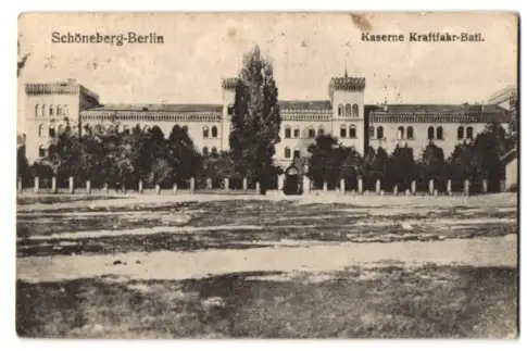 Mini-AK Schöneberg-Berlin, Kaserne Kraftfahr-Batl.