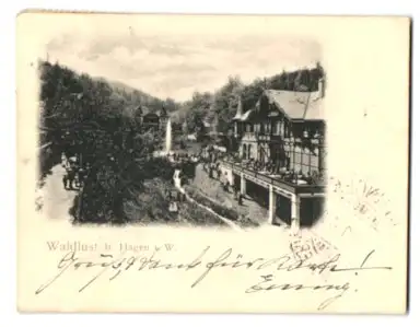 Mini-AK Hagen i. W., Restaurant Waldlust