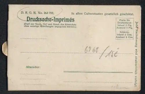 Zugbild-AK Walldürn, Kirche, Blutaltar, Ortsansicht