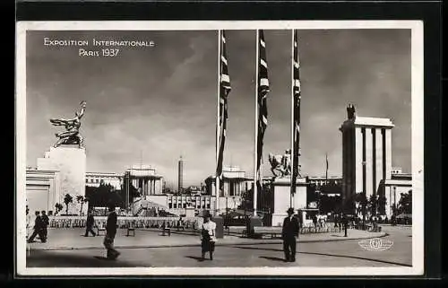 AK Paris, Exposition Internationale 1937, Pavillon de l`Angleterre, Welt-Ausstellung