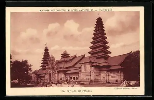 AK Paris, Exposition Coloniale Internationale 1931, Pavillon des Pays-Bas