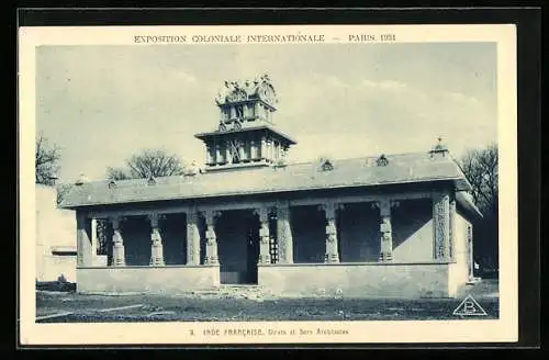 AK Paris, Exposition coloniale internationale 1931, Inde Francaise