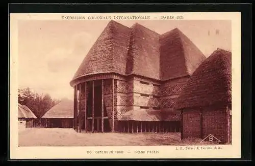 AK Paris, Exposition coloniale internationale 1931, Cameroun Togo - Grand Palais