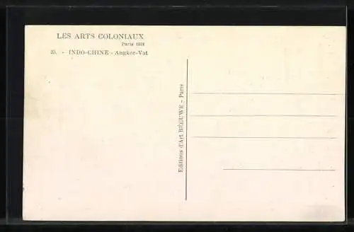 AK Paris, Exposition Coloniale Internationale 1931, Indochine, Angkor-Vat