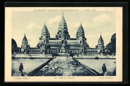 AK Paris, Exposition coloniale internationale 1931, Temple d`Angkor