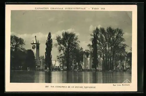 AK Paris, Exposition Coloniale Internationale 1931, Vue d`ensemble de la Section Portugaise