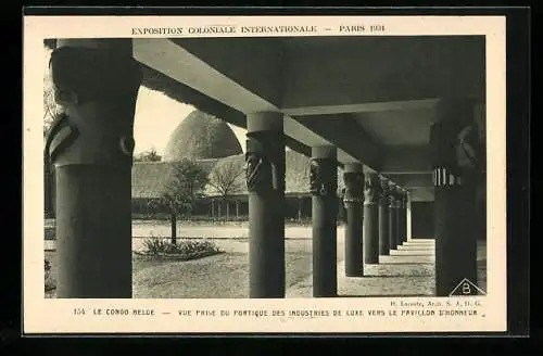 AK Paris, Exposition Coloniale Internationale 1931, Le Congo Belge