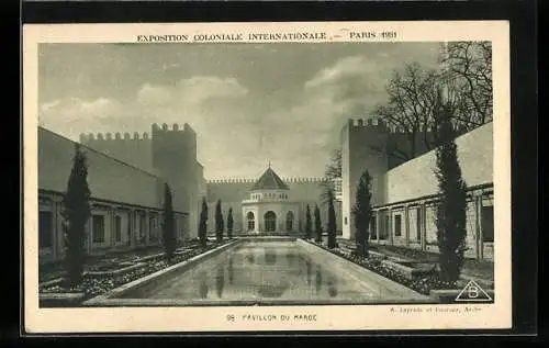 AK Paris, Exposition coloniale internationale 1931Pavillon du Maroc